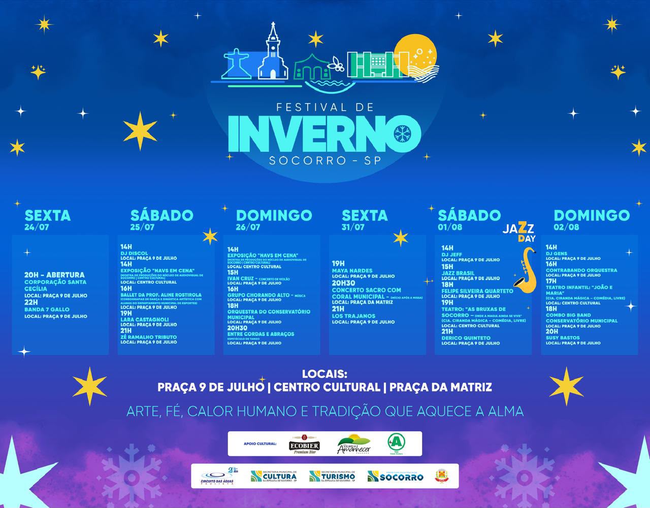 ❄️ Festival de Inverno de Socorro está chegando!